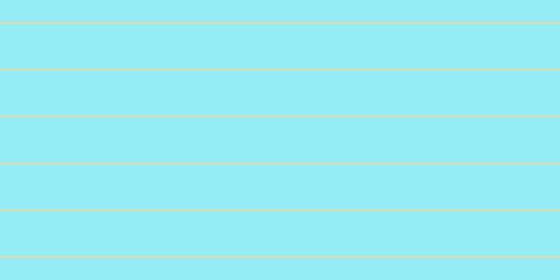 #2adef0 (50%), #fcd393 horizontal lines, two pixels wide, sixty-five pixels apart