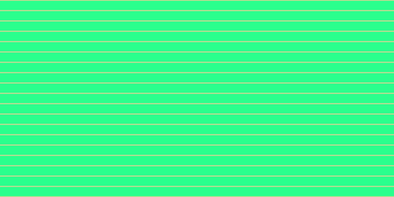 #2aff8d, #dbd393 horizontal lines, two pixels wide, nineteen pixels apart