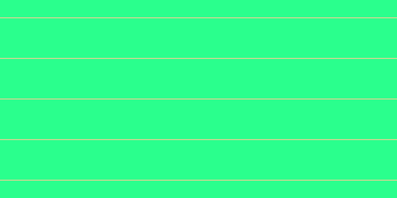 #2aff8d, #dbd393 horizontal lines, two pixels wide, eighty pixels apart
