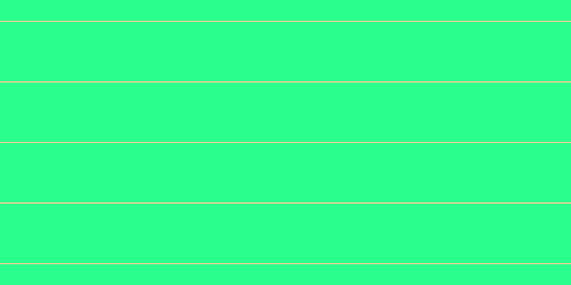 #2aff8d, #dbd393 horizontal lines, two pixels wide, eighty-three pixels apart
