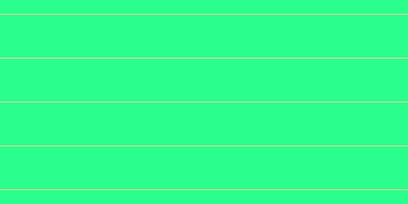 #2aff8d, #dbd393 horizontal lines, two pixels wide, eighty-four pixels apart