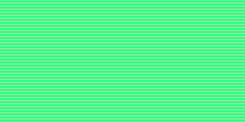 #2aff8d, #fcd393 horizontal lines, two pixels wide, eight pixels apart