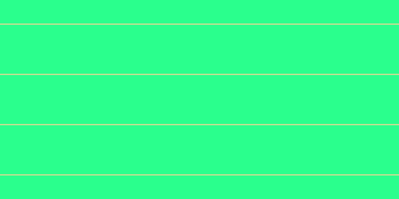 #2aff8d, #fcd393 horizontal lines, two pixels wide, ninety-nine pixels apart