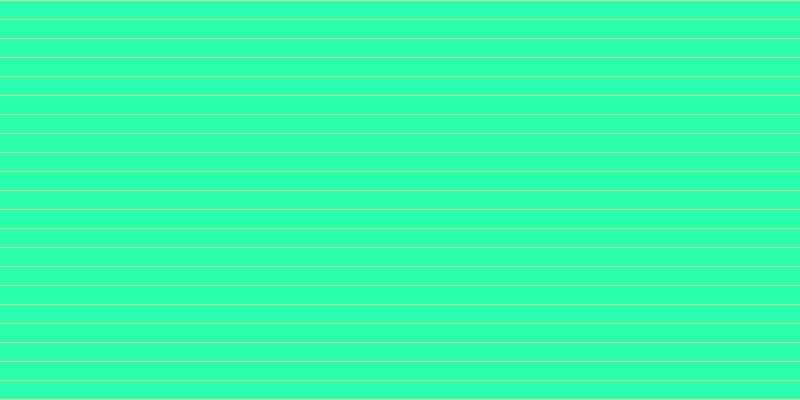 #2affae, #dbd393 horizontal lines, one pixels wide, eighteen pixels apart