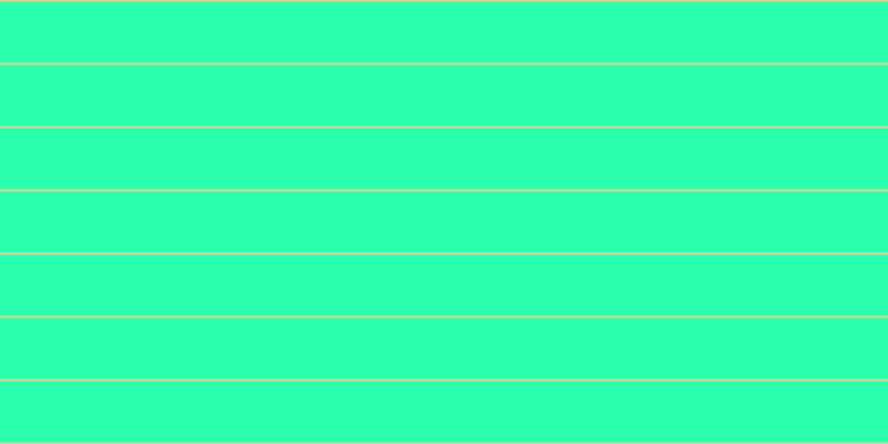 #2affae, #dbd393 horizontal lines, two pixels wide, fifty-five pixels apart