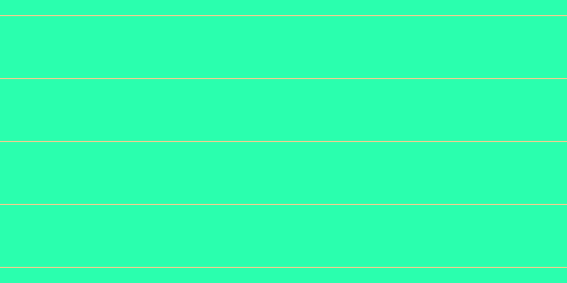 #2affae, #dbd393 horizontal lines, two pixels wide, eighty-seven pixels apart