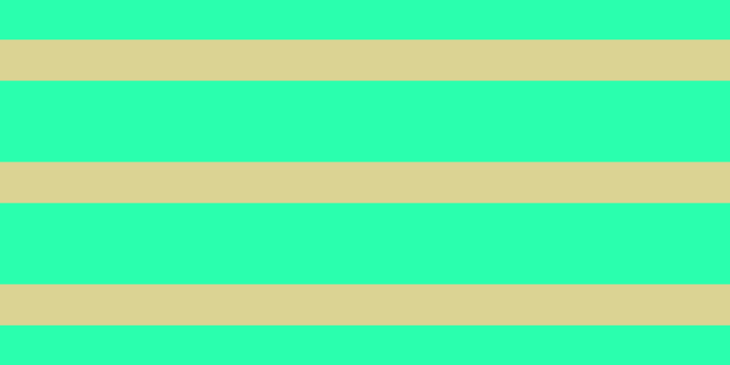 #2affae, #dbd393 horizontal lines, forty-five pixels wide, eighty-nine pixels apart