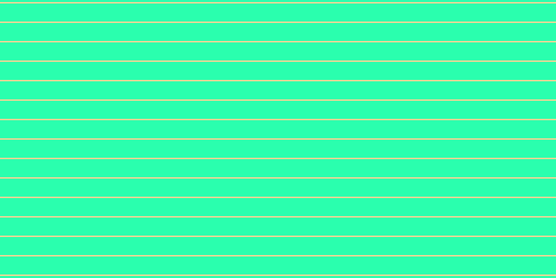 #2affae, #fcd393 horizontal lines, two pixels wide, twenty-six pixels apart