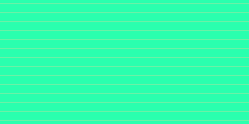 #2affae, #fcd393 horizontal lines, one pixels wide, twenty-eight pixels apart