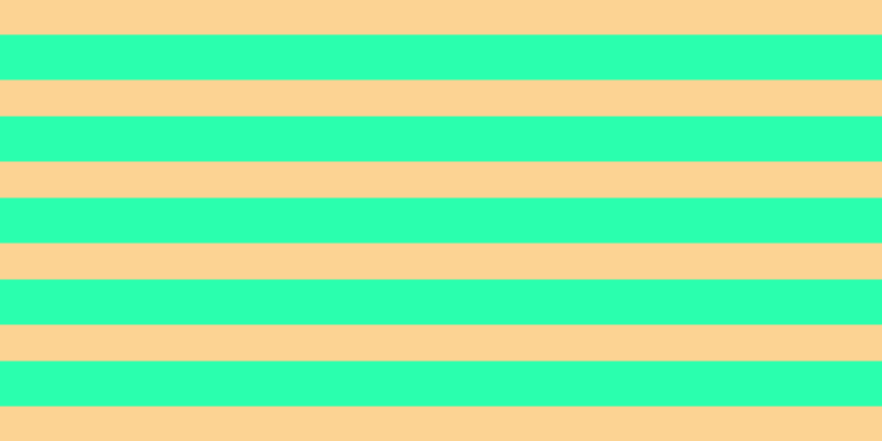 #2affae, #fcd393 horizontal lines, thirty-three pixels wide, forty-one pixels apart
