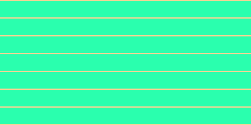 #2affae, #fcd393 horizontal lines, four pixels wide, fifty-three pixels apart
