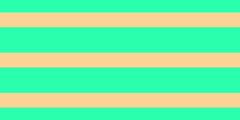 #2affae, #fcd393 horizontal lines, forty-nine pixels wide, eighty-five pixels apart