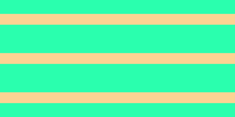 #2affae, #fcd393 horizontal lines, thirty-seven pixels wide, ninety-seven pixels apart