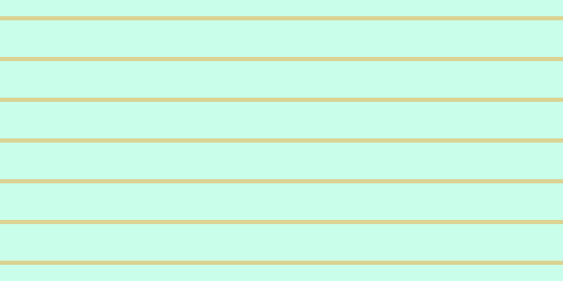 #2affae (25%), #dbd393 horizontal lines, six pixels wide, fifty-two pixels apart