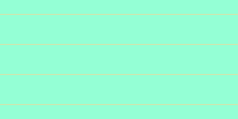 #2affae (50%), #fcd393 horizontal lines, two pixels wide, ninety-nine pixels apart