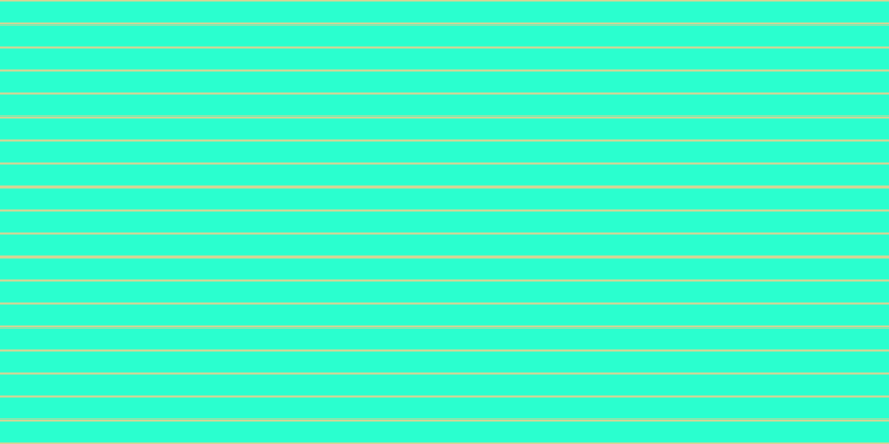 #2affcf, #dbd393 horizontal lines, two pixels wide, nineteen pixels apart