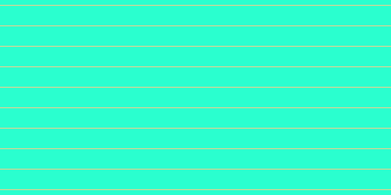 #2affcf, #dbd393 horizontal lines, two pixels wide, forty pixels apart