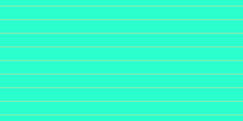 #2affcf, #dbd393 horizontal lines, two pixels wide, forty-three pixels apart