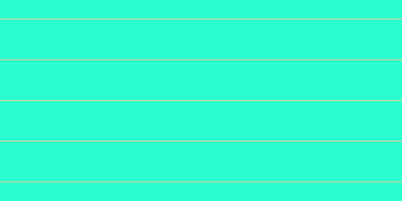 #2affcf, #dbd393 horizontal lines, two pixels wide, seventy-nine pixels apart