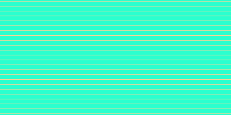 #2affcf, #fcd393 horizontal lines, two pixels wide, fifteen pixels apart