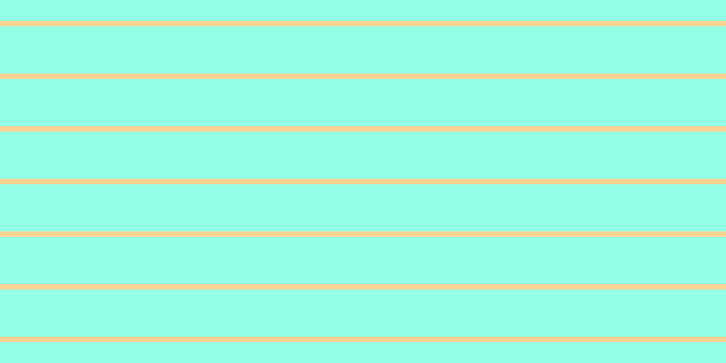#2affcf (50%), #fcd393 horizontal lines, six pixels wide, fifty-two pixels apart