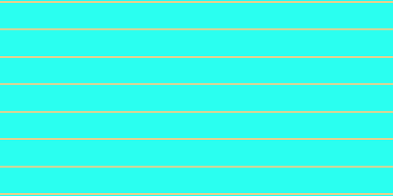 #2afff0, #dbd393 horizontal lines, four pixels wide, fifty-two pixels apart