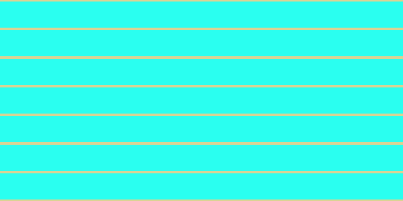 #2afff0, #dbd393 horizontal lines, five pixels wide, fifty-two pixels apart