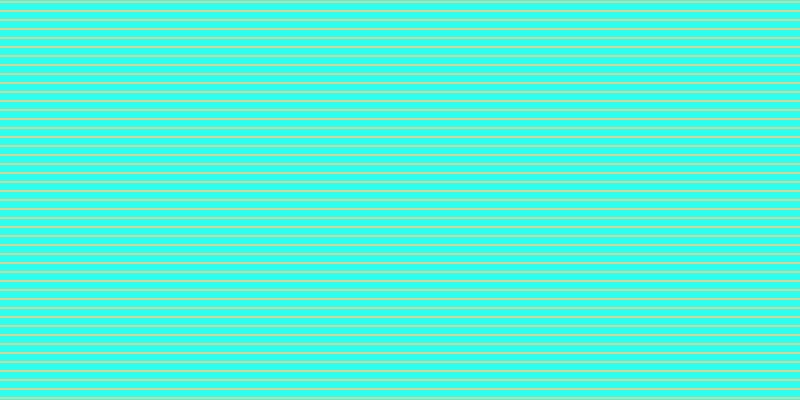 #2afff0, #dbd393 horizontal lines, two pixels wide, seven pixels apart