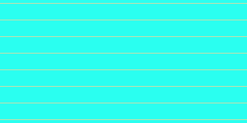 #2afff0, #fcd393 horizontal lines, two pixels wide, fifty-two pixels apart