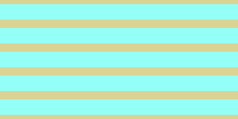 #2afff0 (50%), #dbd393 horizontal lines, twenty-eight pixels wide, fifty-two pixels apart