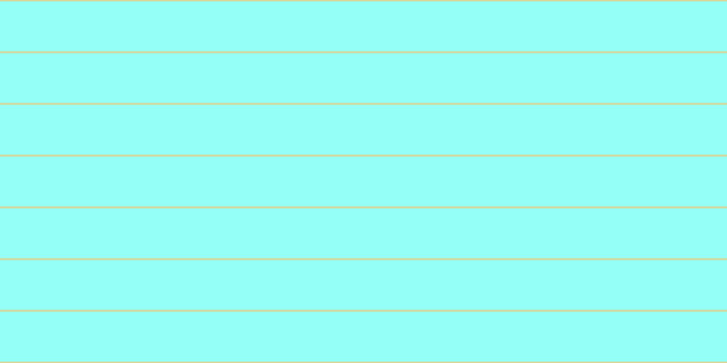 #2afff0 (50%), #dbd393 horizontal lines, two pixels wide, fifty-five pixels apart