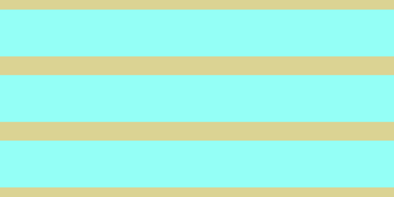 #2afff0 (50%), #dbd393 horizontal lines, thirty-eight pixels wide, ninety-five pixels apart