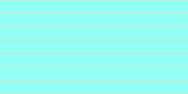 #2afff0 (50%), #fcd393 horizontal lines, two pixels wide, fifty-five pixels apart