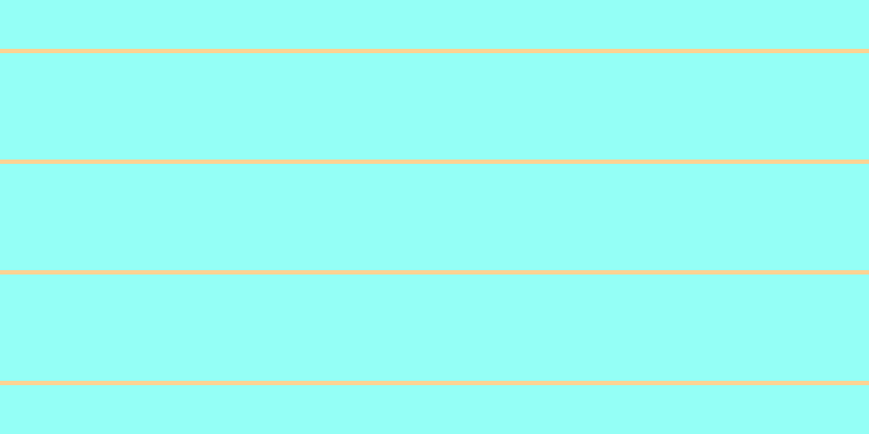 #2afff0 (50%), #fcd393 horizontal lines, four pixels wide, ninety-eight pixels apart