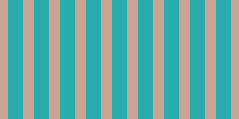 #2bacac, #caa393 vertical lines, thirty-five pixels wide, fifty-two pixels apart