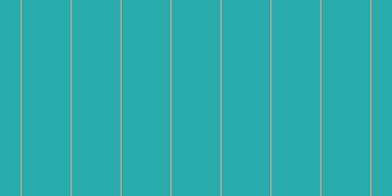 #2bacac, #eba393 vertical lines, two pixels wide, one hundred pixels apart