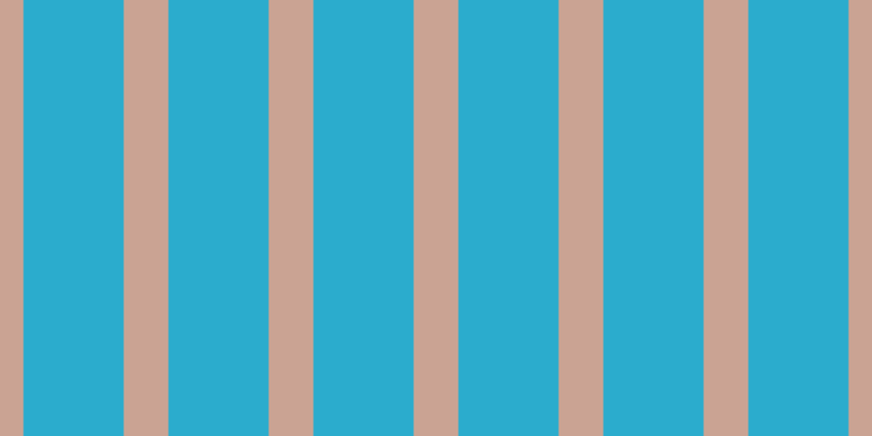 #2baccd, #caa393 vertical lines, forty-one pixels wide, ninety-two pixels apart