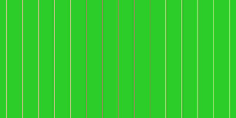 #2bcd28, #eba393 vertical lines, two pixels wide, fifty-two pixels apart