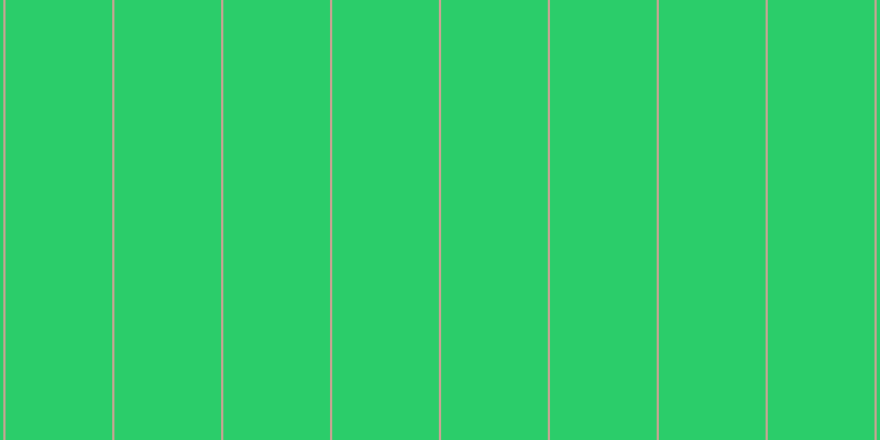 #2bcd6a, #caa393 vertical lines, two pixels wide, ninety-seven pixels apart
