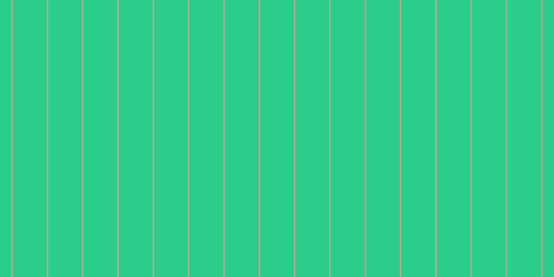 #2bcd8b, #caa393 vertical lines, two pixels wide, forty-nine pixels apart