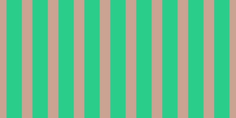 #2bcd8b, #caa393 vertical lines, thirty-six pixels wide, fifty-two pixels apart