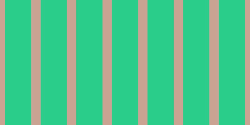 #2bcd8b, #caa393 vertical lines, thirty pixels wide, eighty-four pixels apart