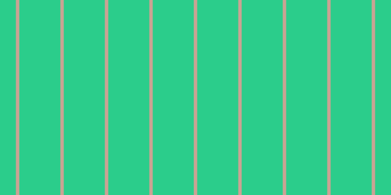 #2bcd8b, #caa393 vertical lines, seven pixels wide, eighty-four pixels apart