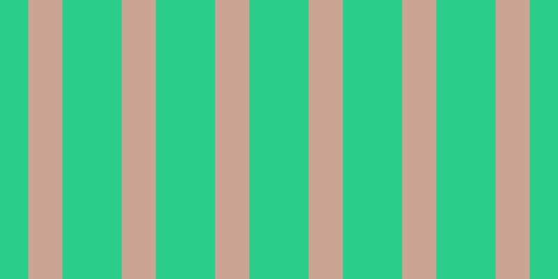 #2bcd8b, #caa393 vertical lines, forty-nine pixels wide, eighty-five pixels apart