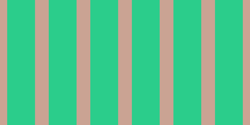 #2bcd8b, #caa393 vertical lines, forty-four pixels wide, eighty-nine pixels apart