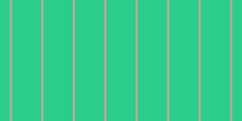 #2bcd8b, #caa393 vertical lines, seven pixels wide, ninety-seven pixels apart