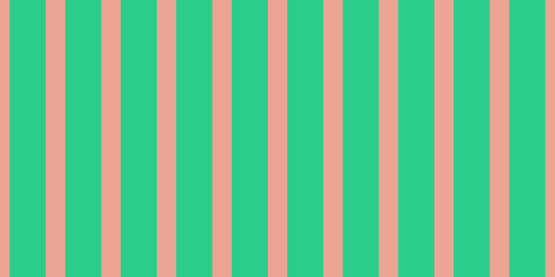 #2bcd8b, #eba393 vertical lines, twenty-eight pixels wide, fifty-two pixels apart