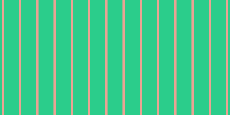 #2bcd8b, #eba393 vertical lines, eight pixels wide, fifty-two pixels apart