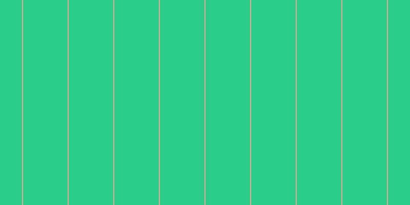 #2bcd8b, #eba393 vertical lines, two pixels wide, eighty-seven pixels apart