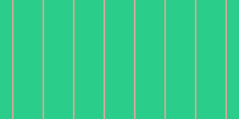 #2bcd8b, #eba393 vertical lines, five pixels wide, ninety-seven pixels apart